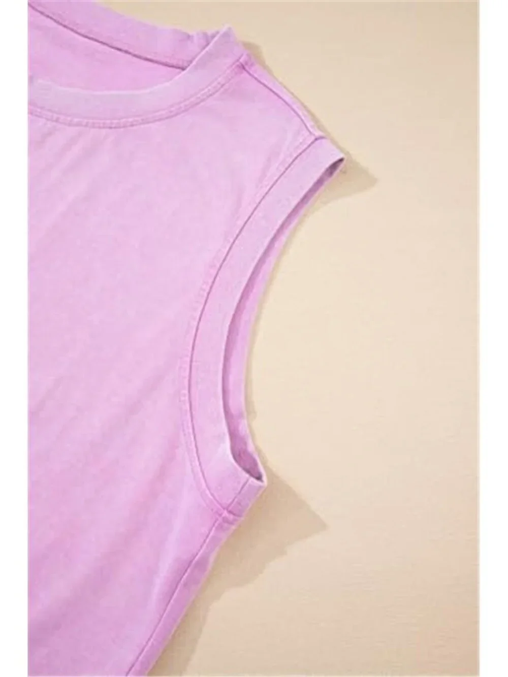 Women’s Pink Lounge Set Sleeveless Sweatshirt Shorts Matching Travel Outfit